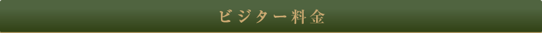 ビジター料金